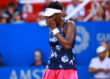 Venus Williams queda fuera del Abierto Mexicano de Tenis
