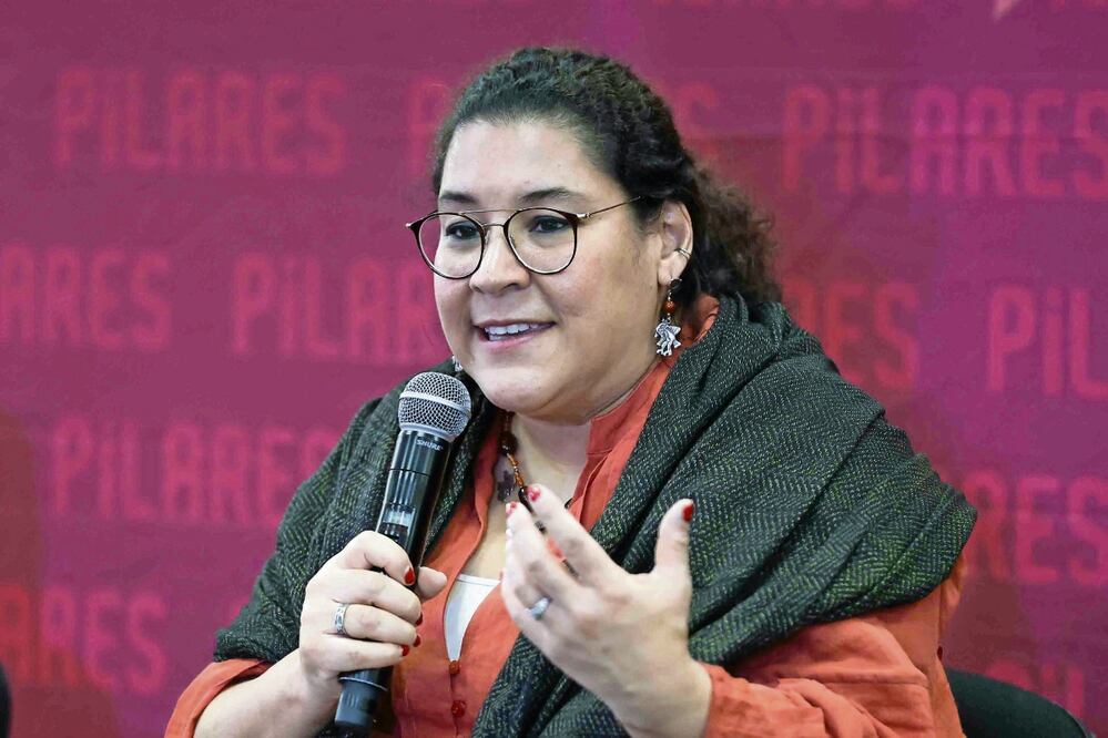 La ministra Lenia Batres aseguró que hay un fuerte problema dentro del Poder Judicial que es el nepotismo. Foto: de Diego Sánchez. El Universal