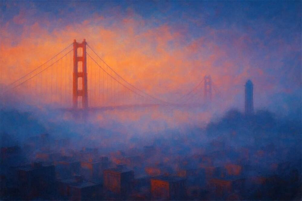 San Francisco. Imagen generada por IA