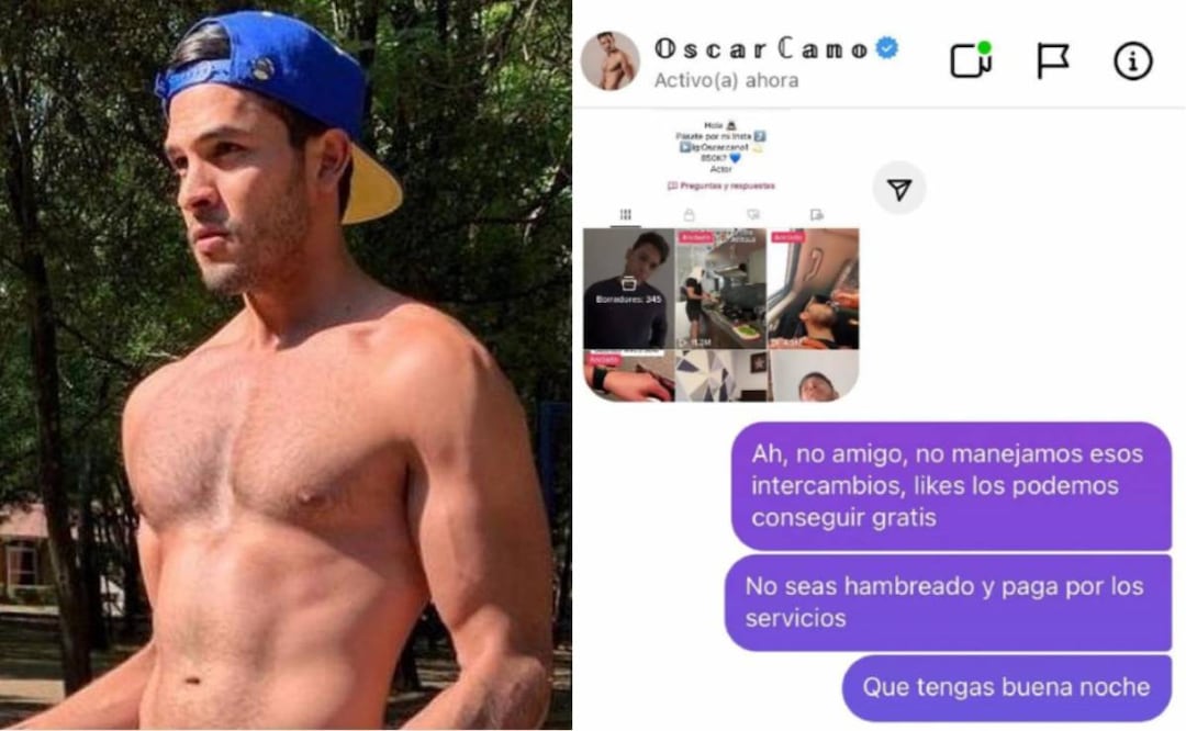Foto: Tomada de IG Oscar Cano/El Universal/ Influencers que quieren servicios gratuitos 