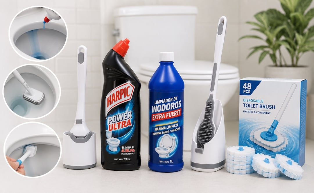 Limpia tu taza del baño con los mejores productos. Foto: IA