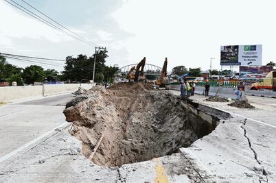 Socavón en Paso Exprés, caso de oro