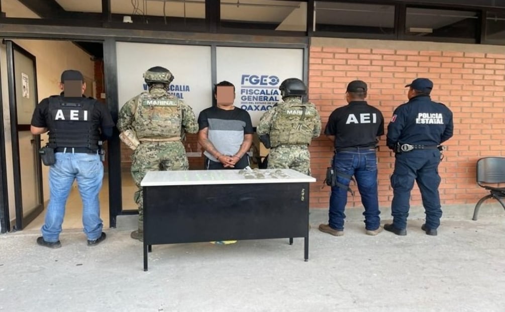 Detienen a dos hombres en Juchitán de Zaragoza, en Oaxaca. Foto: Especial