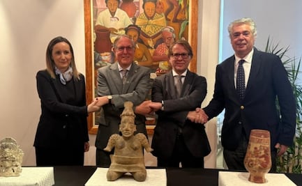 Portugal entrega piezas arqueológicas sustraídas de México; fortalece cooperación en defensa del patrimonio 