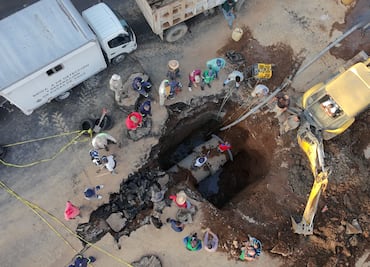 ¡Toma tus precauciones! SEGIAGUA repara fuga en Iztapalapa; labores concluirán las primeras horas del domingo 13 de abril