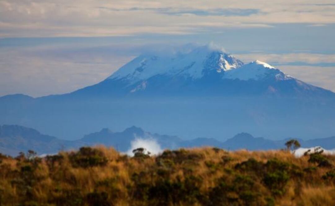 El volcán Puracé está ubicado en el Cauca, sobre la cordillera central. Foto: EL TIEMPO