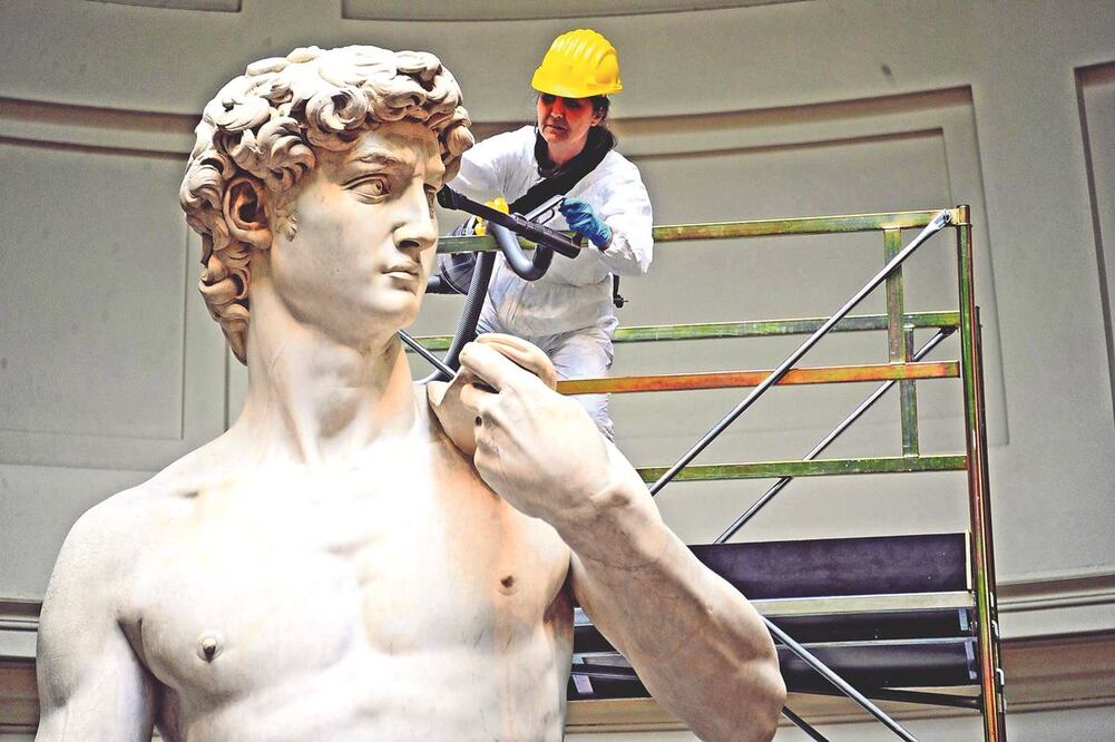 El imponente "David", de Miguel Ángel./Foto: Adrian Scottow para Commons.