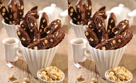 Biscottis con cacahuates 