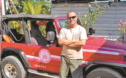 “Festejamos nuestro día con más trabajo”, dice bombero