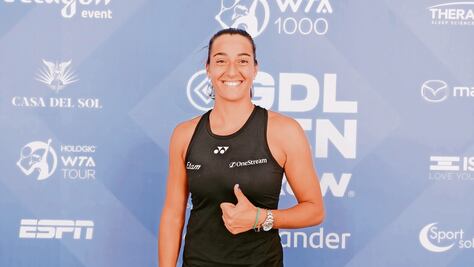 Caroline Garcia es autocrítica con su temporada y se pone '5' de calificación