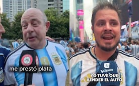 Argentinos se quedan sin dinero tras asistir a final del Mundial: “Compré el boleto con la tarjeta de mi vieja”