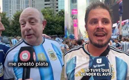 Argentinos se quedan sin dinero tras asistir a final del Mundial: “Compré el boleto con la tarjeta de mi vieja”