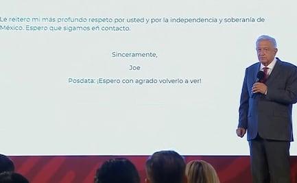 AMLO evita dar a conocer carta que le envió su “amigo” Joe Biden, pero revela la posdata 