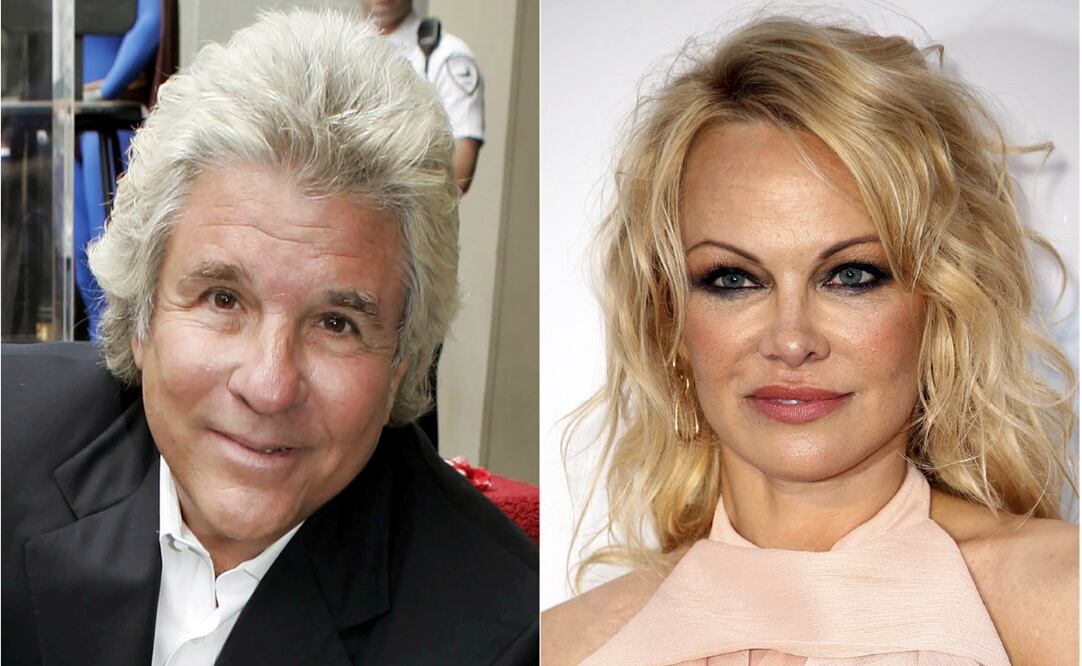 Pamela Anderson une su vida a la de Jon Peters. Foto: AP 