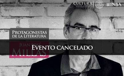 Cancelan charla con Juan José Millás en Bellas Artes