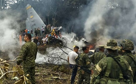 Sube a 68 la cifra de muertos en el accidente aéreo en Colombia; continúan labores de rescate 