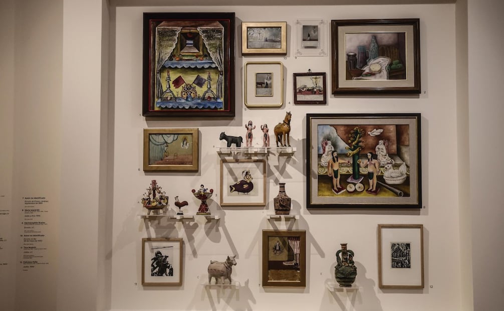 En esta nueva lectura que hace el Munal, las artes populares se colocan en igualdad de condiciones que las pinturas de famosos artistas. Foto: Gabriel Pano/El Universal