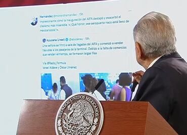 Azucena Uresti pide a AMLO que explique "el clasismo" por solo informar de la venta de tlayudas en el AIFA