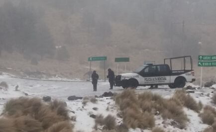 Nevado de Toluca se cubre de blanco
