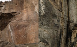 Hallan nuevos estilos de pinturas rupestres en obras del Tren México-Querétaro 