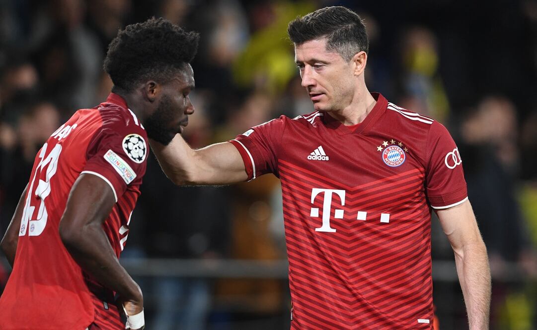 Bayern Munich en la derrota contra el Villarreal - FOTO: AFP