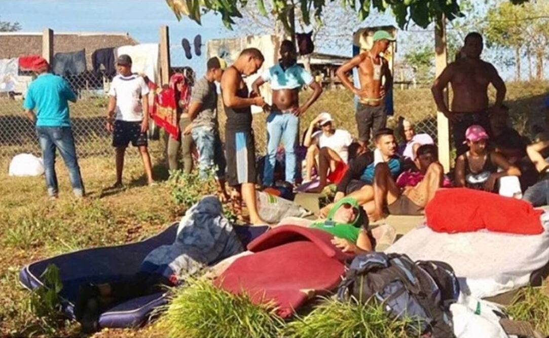 Migrantes irregulares cubanos en Panamá. (Foto: Tomada de Cubanet)