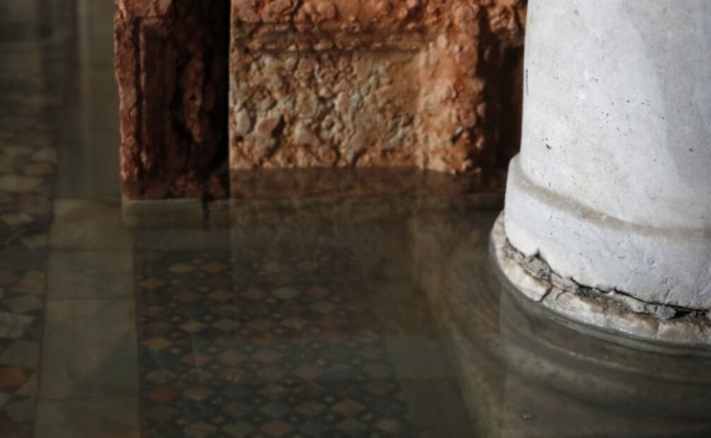 La Basílica de San Marcos sufrió graves daños en inundaciones
