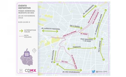 Cierran diversas avenidas de la CDMX por eventos deportivos