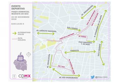 Cierran diversas avenidas de la CDMX por eventos deportivos