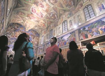 Admiran la Capilla Sixtina... en el Zócalo