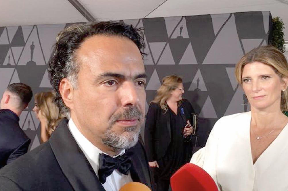 Alejandro González Iñárritu recibió el quinto Oscar en su carrera por la producción que presentó en México en septiembre. (MANUEL NAVARRO. EL UNIVERSAL)