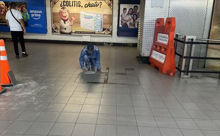 Realizan mejoras en estación Bellas Artes; Metro sustituye piso, luminarias y escaleras eléctricas