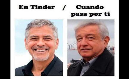 Compara Beatriz Gutiérrez a AMLO con George Clooney en Facebook