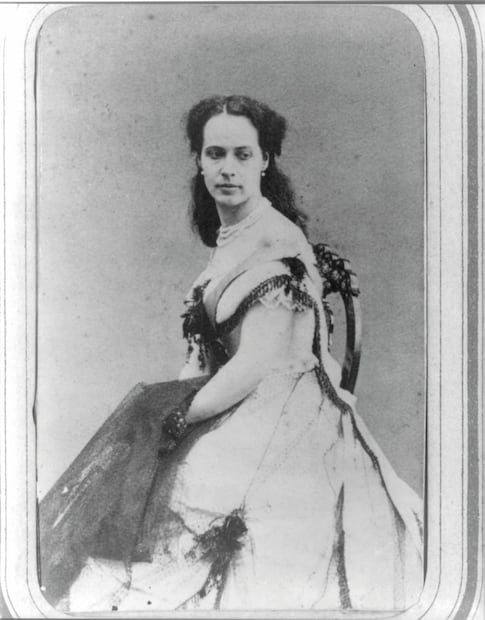 Retrato de Agnes de Salm-Salm, quien escribió varios libros sobre su estancia en México y quien intentó evitar que fusilaran al emperador.. Foto: INAH