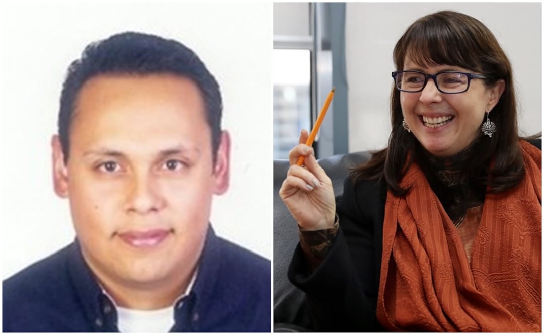 A la izquierda Gustavo Adolfo Arellano y a la derecha María Elena Álvarez-Buylla