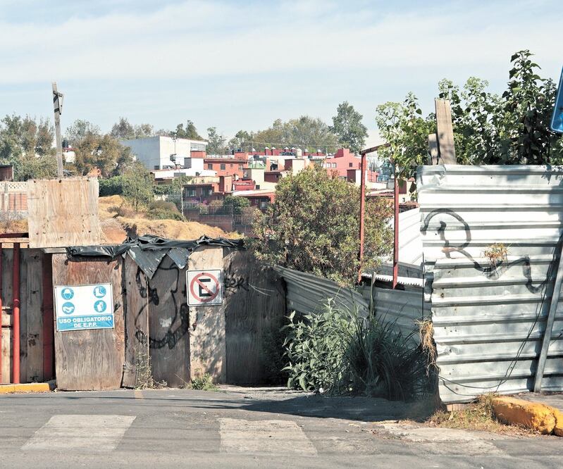 El proyecto del Hospital de Cuajimalpa está en abandono, a pesar de que hay presupuesto asignado para la obra. Foto: BERENICE FREGOSO. EL UNIVERSAL