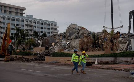 Hallan restos de otras 10 personas en edificio colapsado en Miami; suman 46 muertos