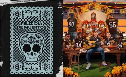 Equipos de la NFL celebran el Día de Muertos con emotivos mensajes