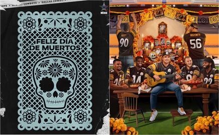 Equipos de la NFL celebran el Día de Muertos con emotivos mensajes