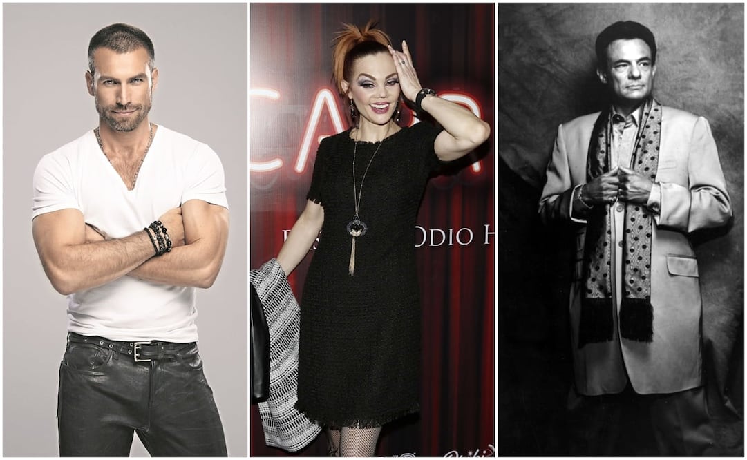 Rafael Amaya, Carmen Campuzano y José José. Fotos: Archivo