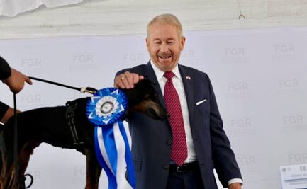 Se jubilan héroes de cuatro patas que detectaron hasta 50 mil pastillas de fentanilo; EU ha donado 269 perros para seguridad: Johnson