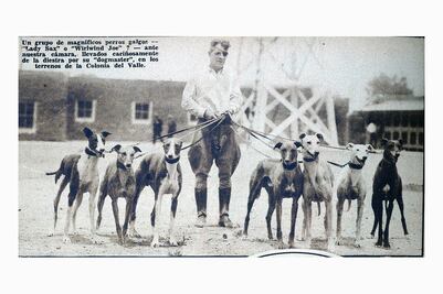 Las antiguas carreras de galgos en la colonia del Valle