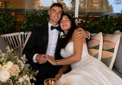 Cristiano Ronaldo y Georgina Rodríguez celebran su boda y presumen romántica foto
