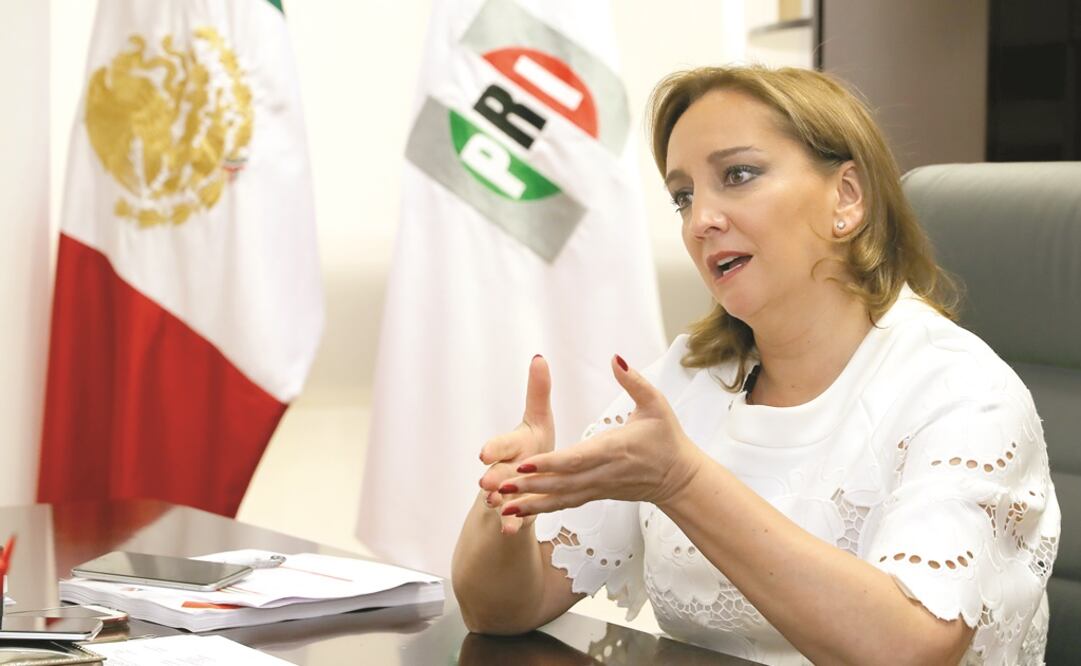 Claudia Ruiz Massieu, dirigente nacional del PRI. Foto: Archivo/EL UNIVERSAL 