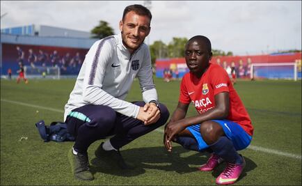 Japhet Sakala, el niño que caminaba cinco horas para entrenar con el Barça