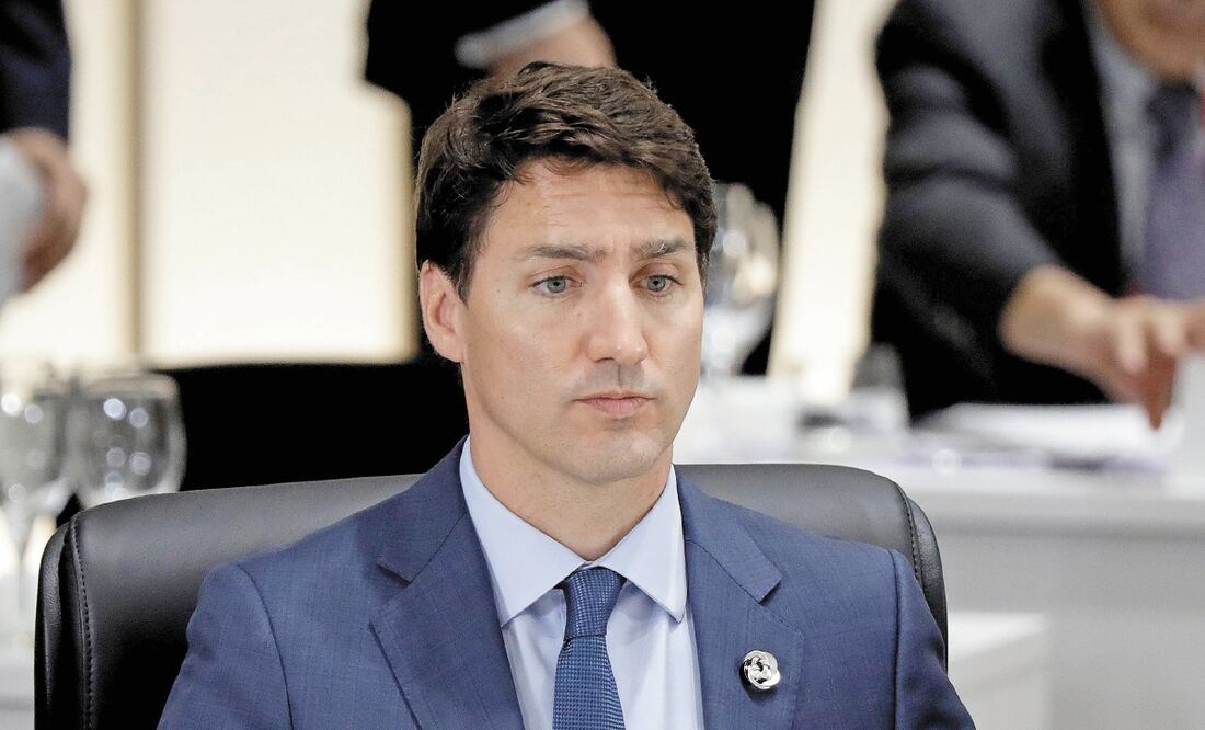 Preocupa do. El primer ministro de Canadá, Justin Trudeau, el pasado 28 de junio durante una cumbre del G20, en Osaka, Japón. REUTERS