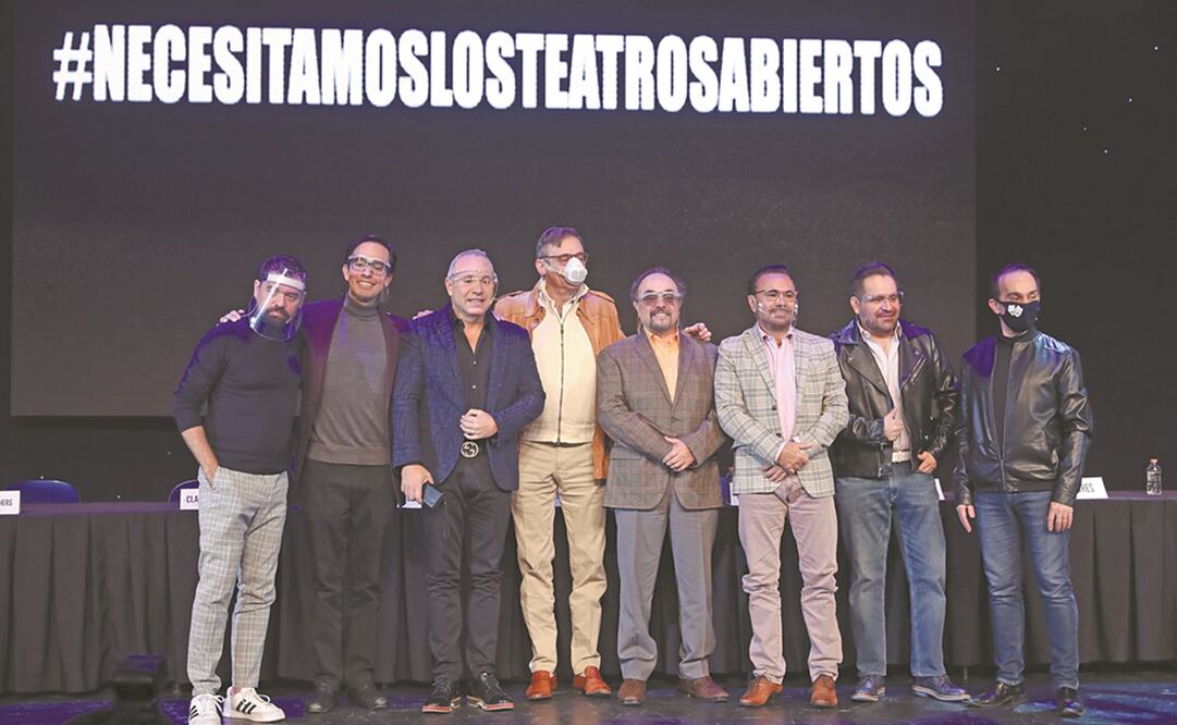 Convocaron para hablar de la situación actual del teatro. Foto: Adriana Hernández. EL UNIVERSAL