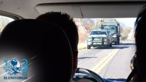 Patrullas artilladas del Ejército vigilan llegada de AMLO a pueblo de “El Chapo”