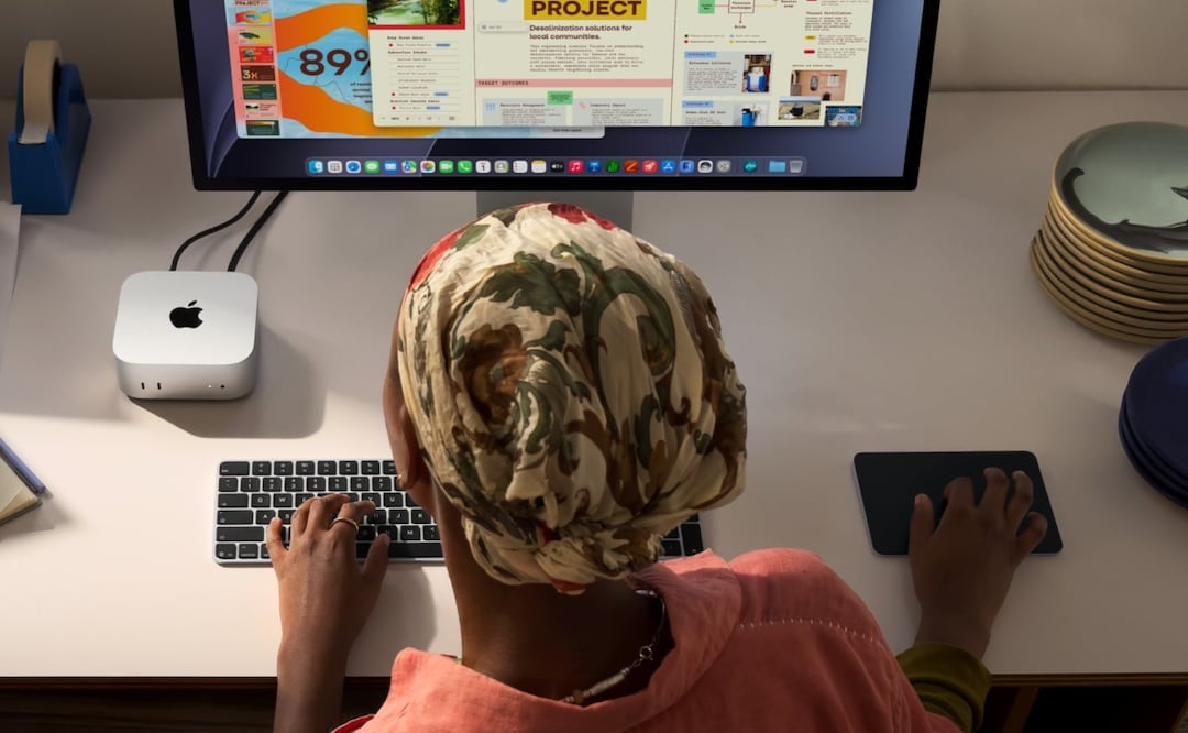 Apple lanza Mac mini y Mac Studio acompañadas con potentes chips. Imagen: Apple