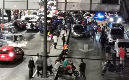 Manifestantes bloquean circulación en Calzada de Tlalpan y Tlalmanalco